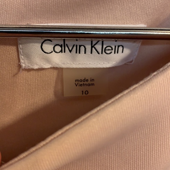 Calvin Klein light pink dress size 10 - Picture 5 of 6